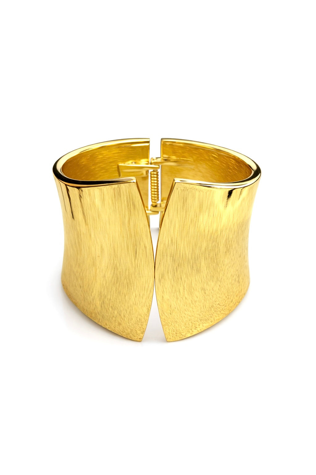 Sculpted Gold Cuff Bangle