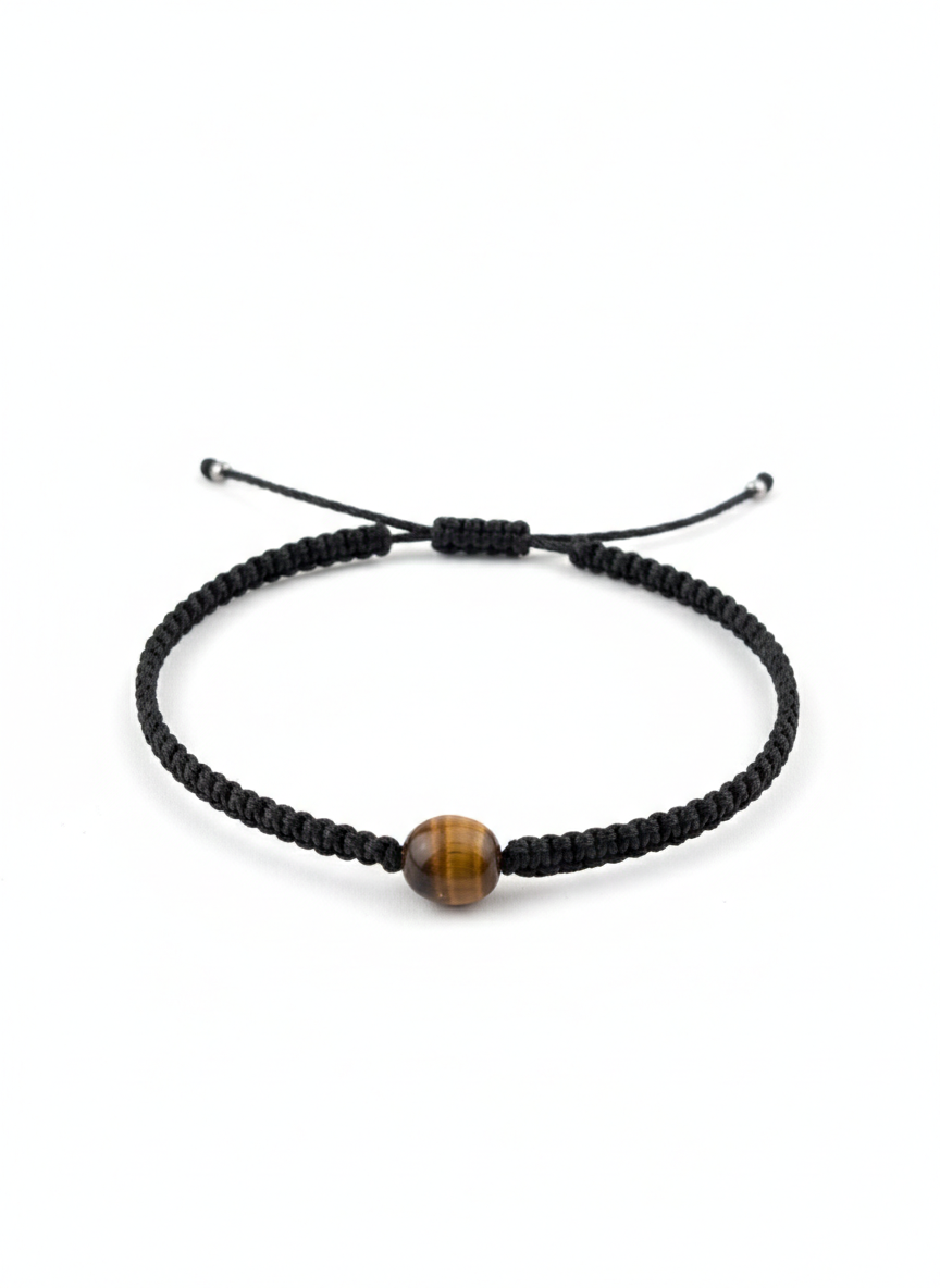Handcrafted Tiger’s Eye & Hematite Bracelet