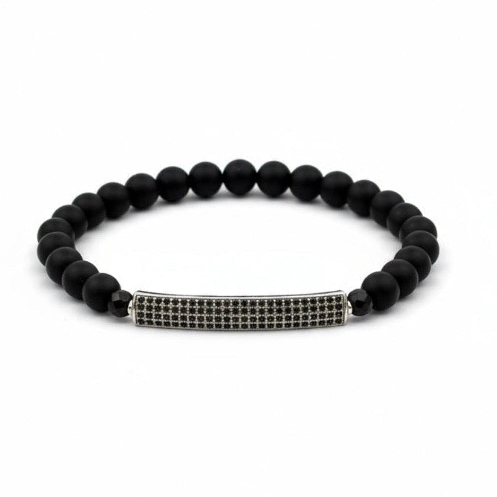 The Obsidian Bar Bracelet