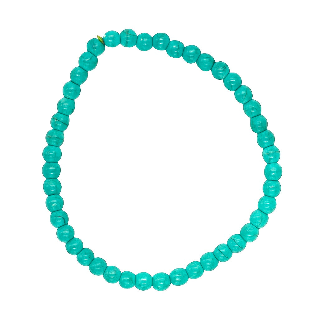 Handmade Turquoise Beaded Bracelet