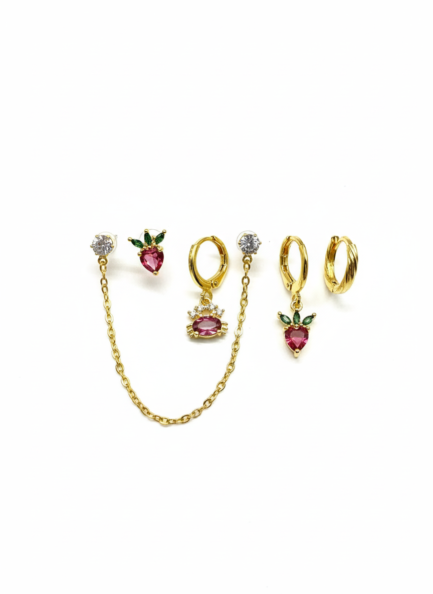 Berry Bliss Earring Set