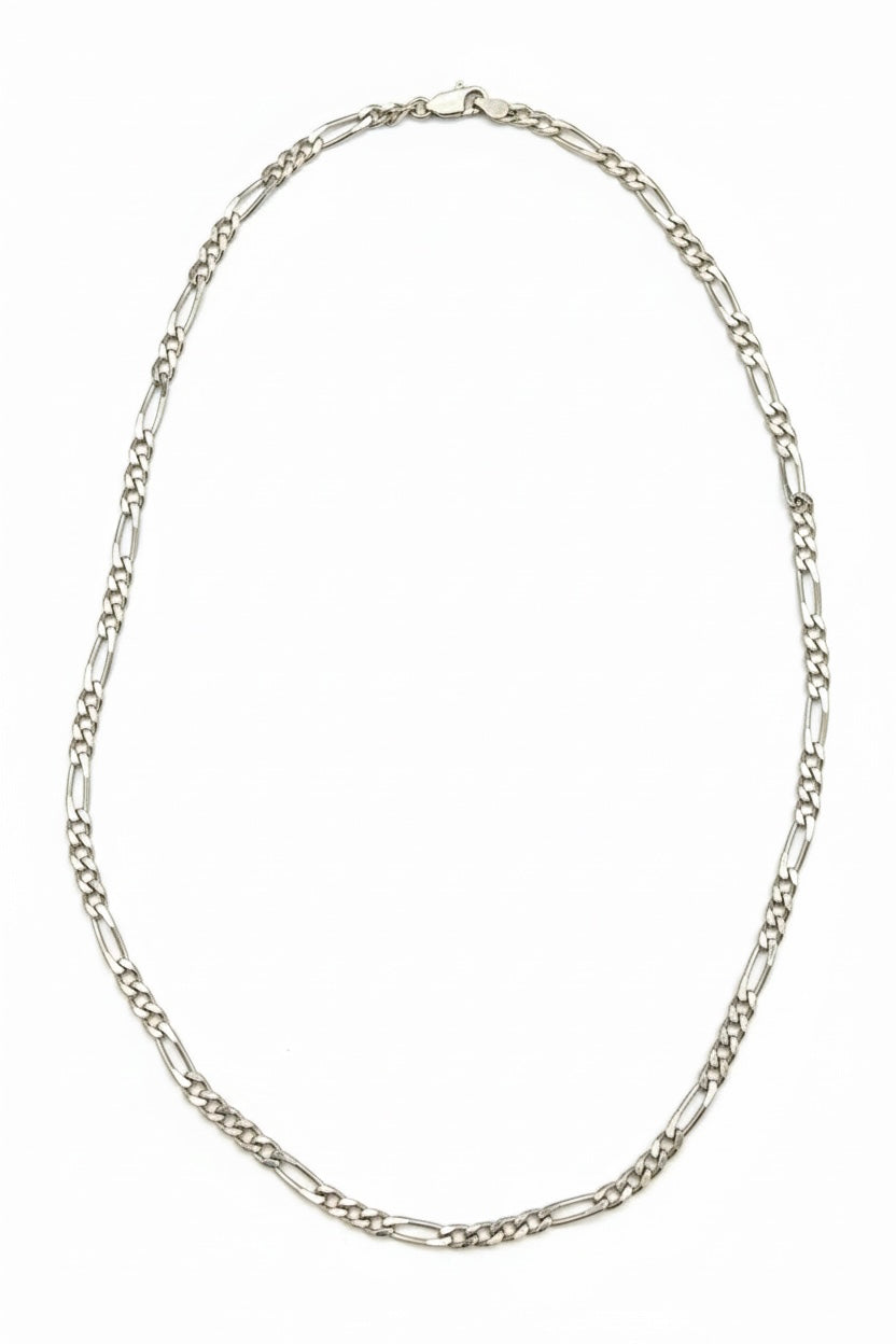 Silver 925 Classic Figaro Chain Necklace
