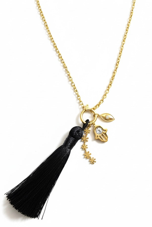 The Midnight Aura Long Necklace